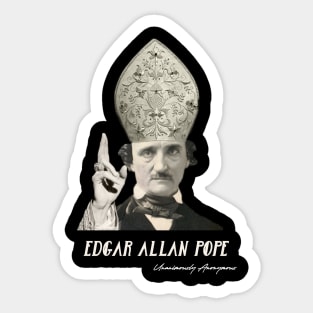 Edgar Allan Pope... Sticker